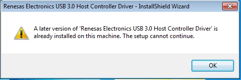 Renesas Electronics Usb 30 Host Controller Driver