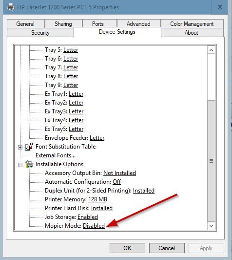 hp 1200 pcl 5 driver