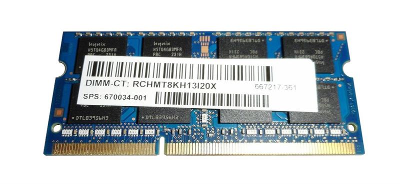 8 gb DDR3L-1600 low density