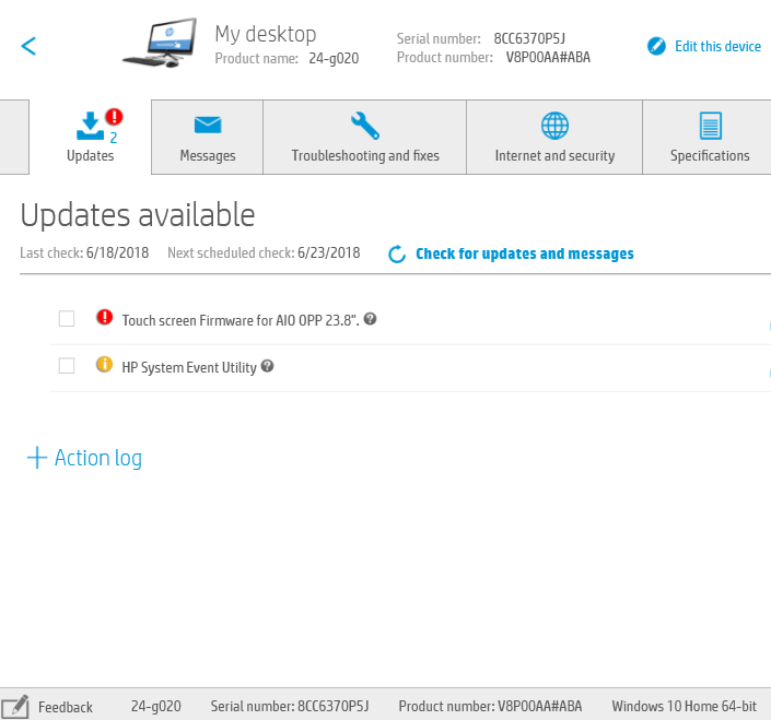HP Allinone TOUCHSCREEN has suddenly stopped working HP Support