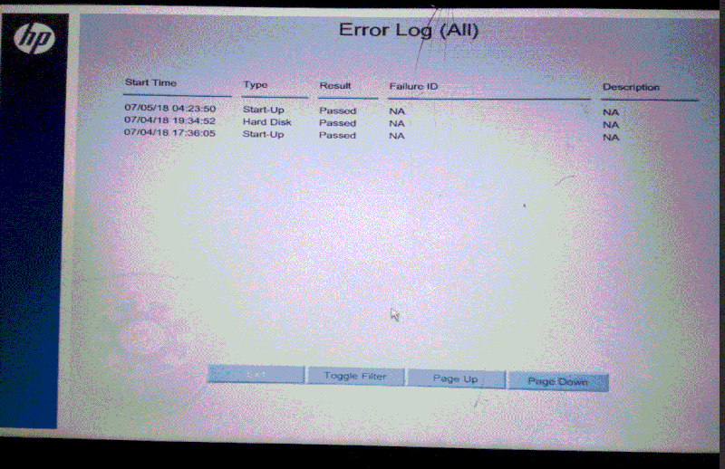 test result