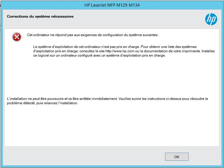 Pilote Hp Laserjet M130fn Sur Windows Server 2012 R2 X64bits Hp Support Community 6747064