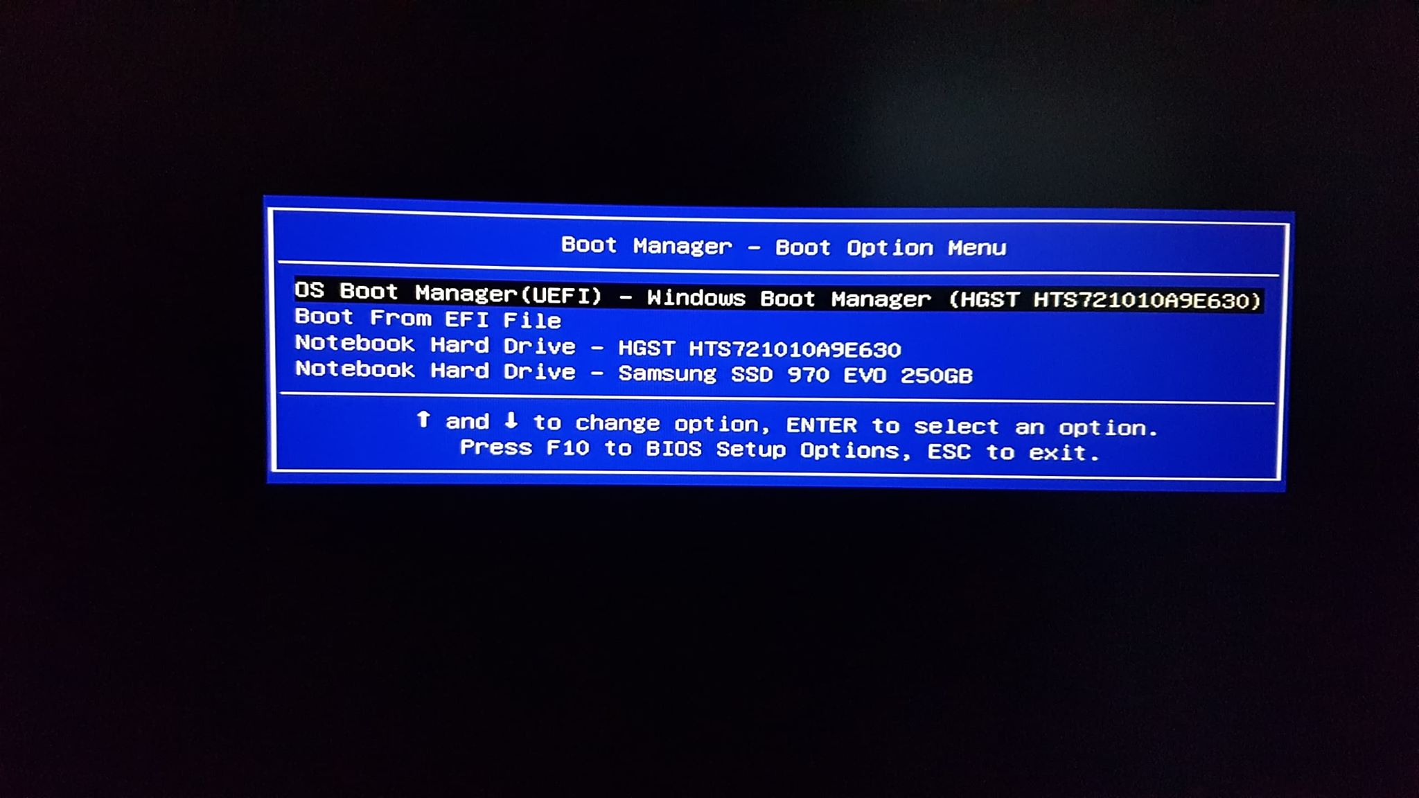 No SSD in boot menu (after upgrade and cloning) - HP Support Community -  6758263