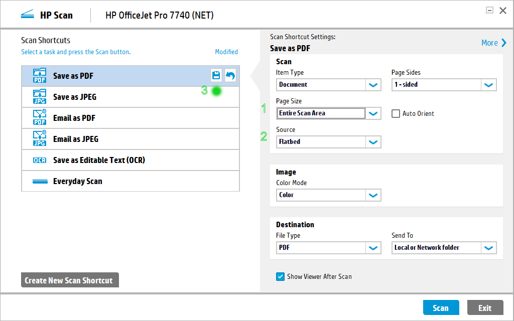 HP 7740 How to scan 11x17 from touch screen HP Support Community