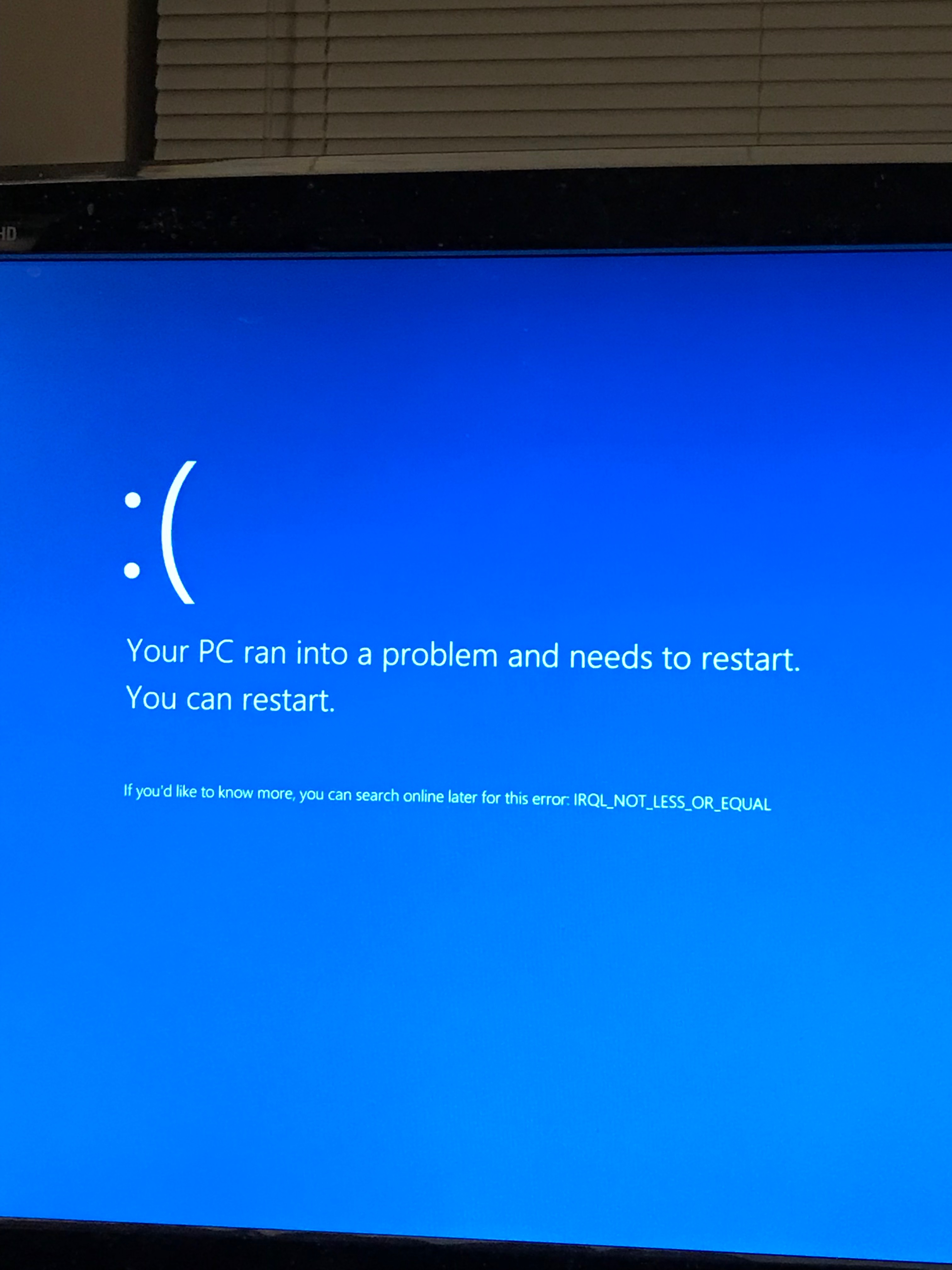 Solved ENVY 750177C constantly Blue Screening HP Support Community 6765150