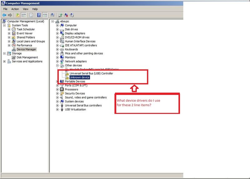 Solved: how to find driver for 2 mystery line items in HP 8200 SFF D... - HP  Support Community - 6773312