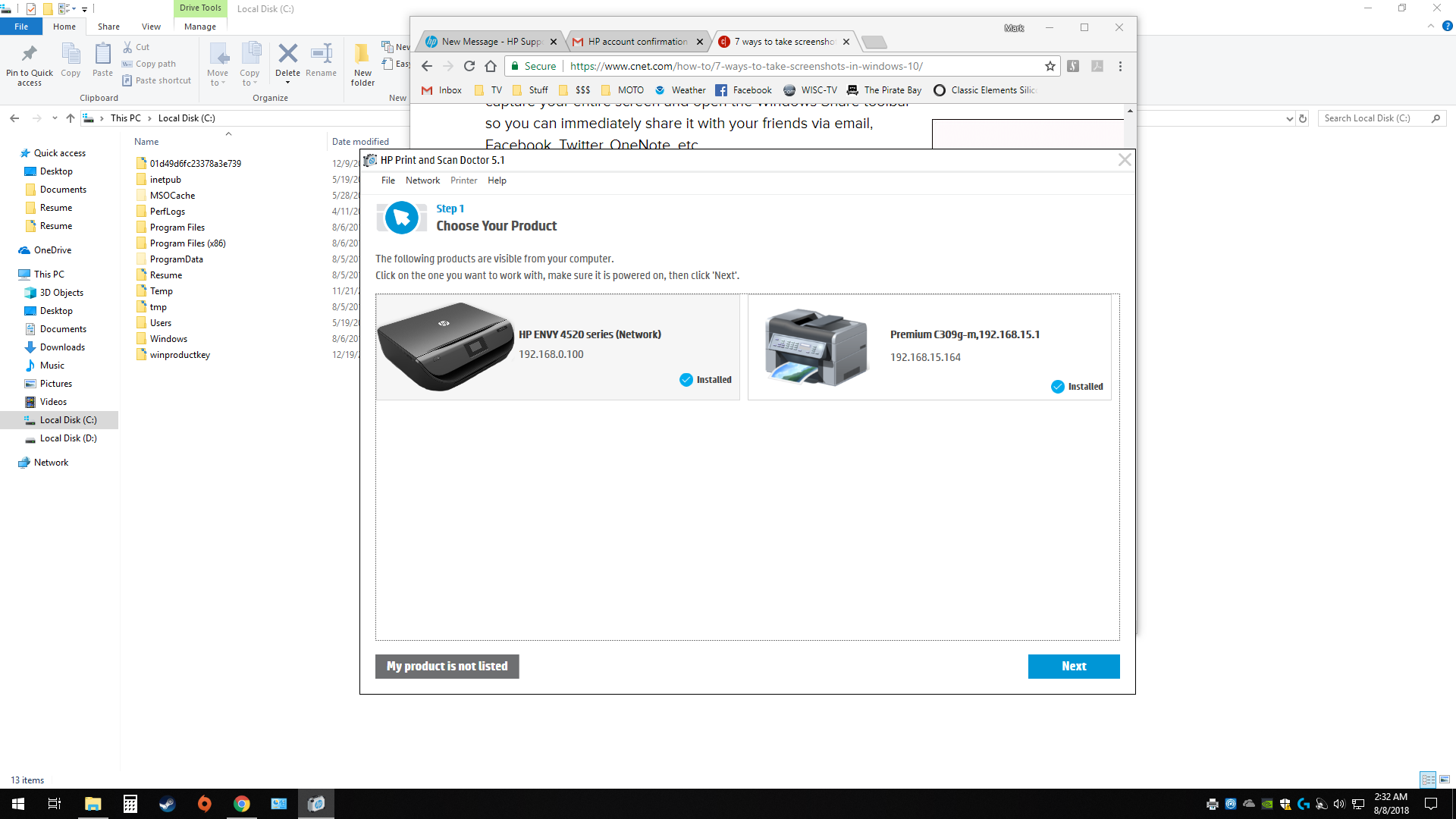 Solved: 4520 Envy Error - HP Support Community - 6784289
