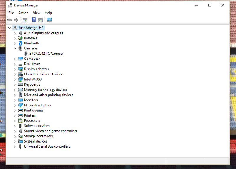 Update for camera driver for windows 10 hp support community 6790340