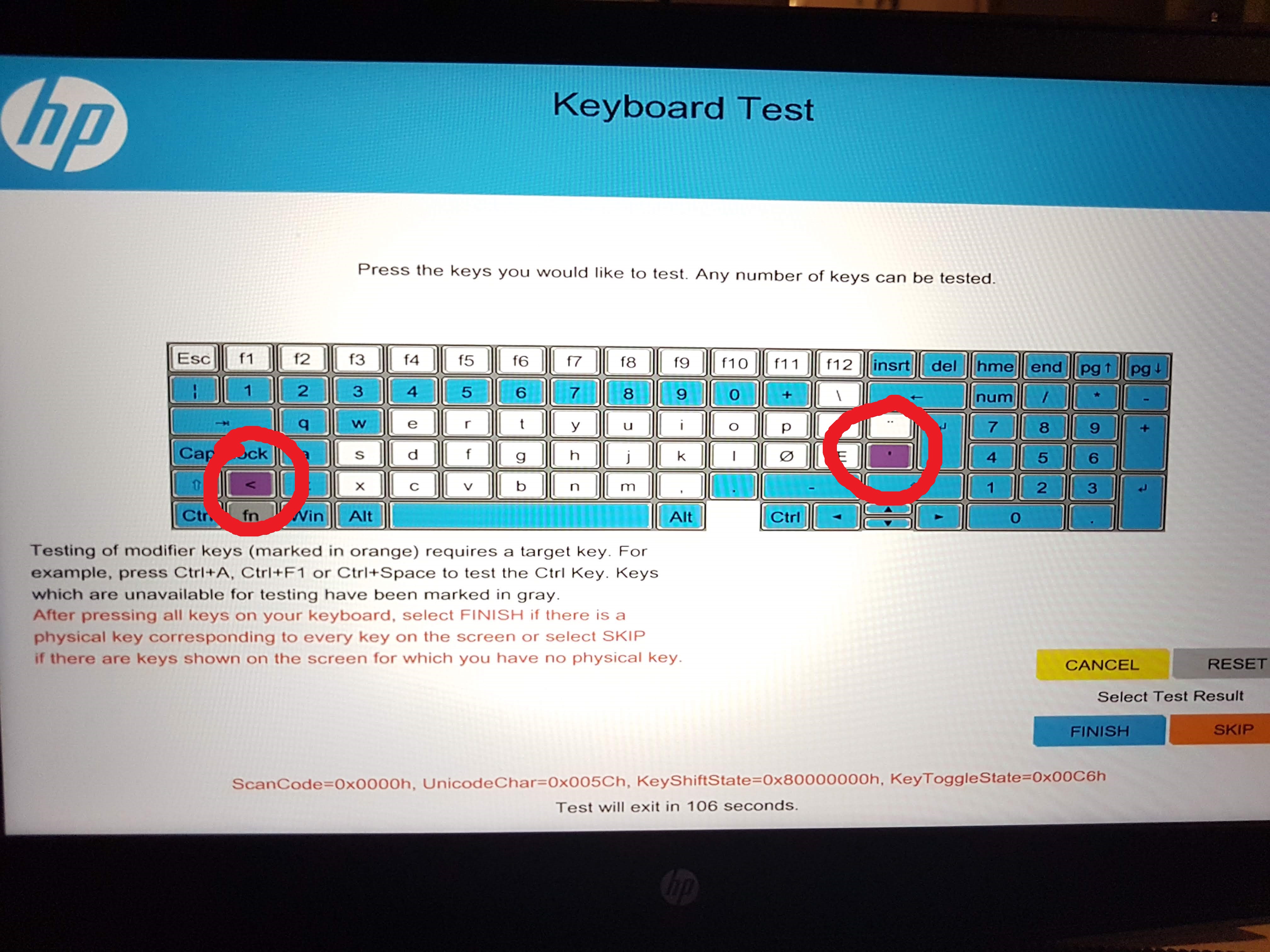 Solved: The greater than/less than signs "<" and ">" key replaced by... -  HP Support Community - 6797451