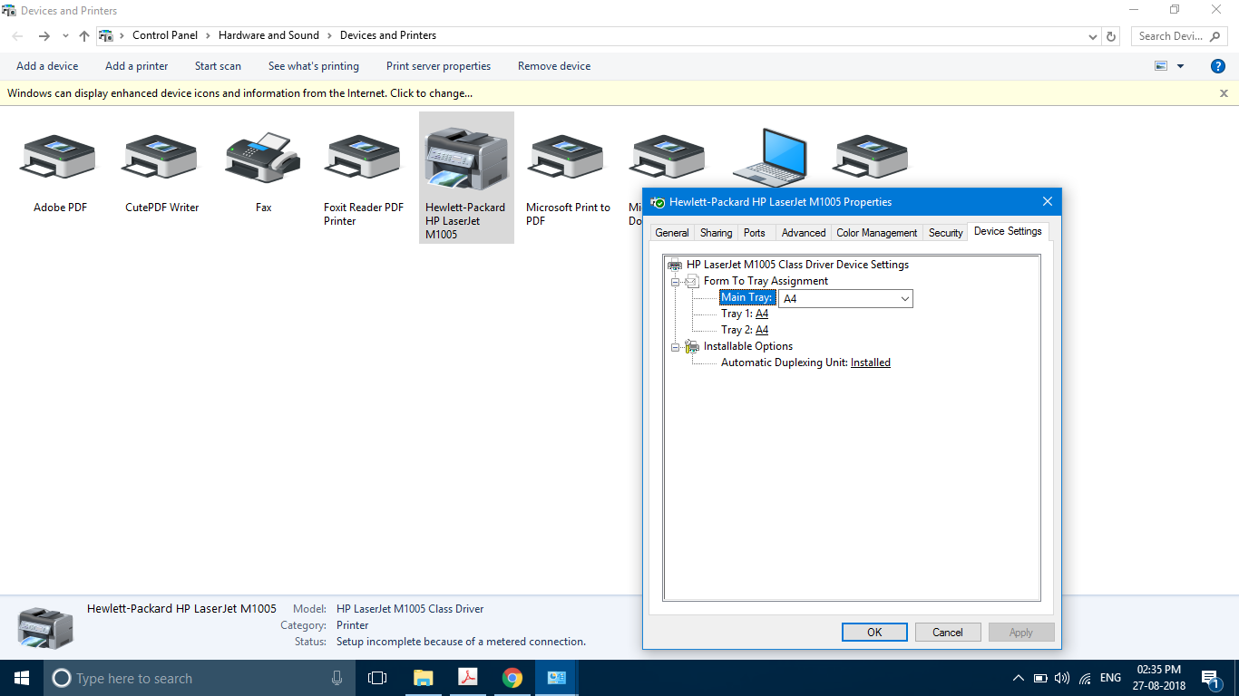 hp m1005 printer software for windows 10