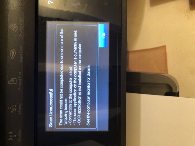 Doe het niet behandeling expositie Solved: My printer will print but not scan - HP Support Community - 6818066