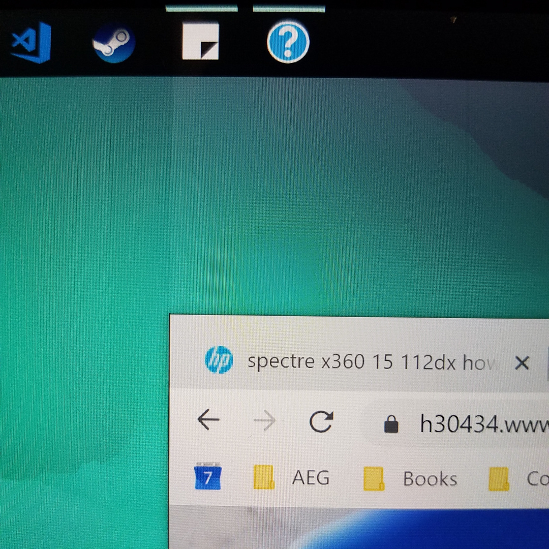 Strange "Ghosting" / Image Retention on Display HP Support Community