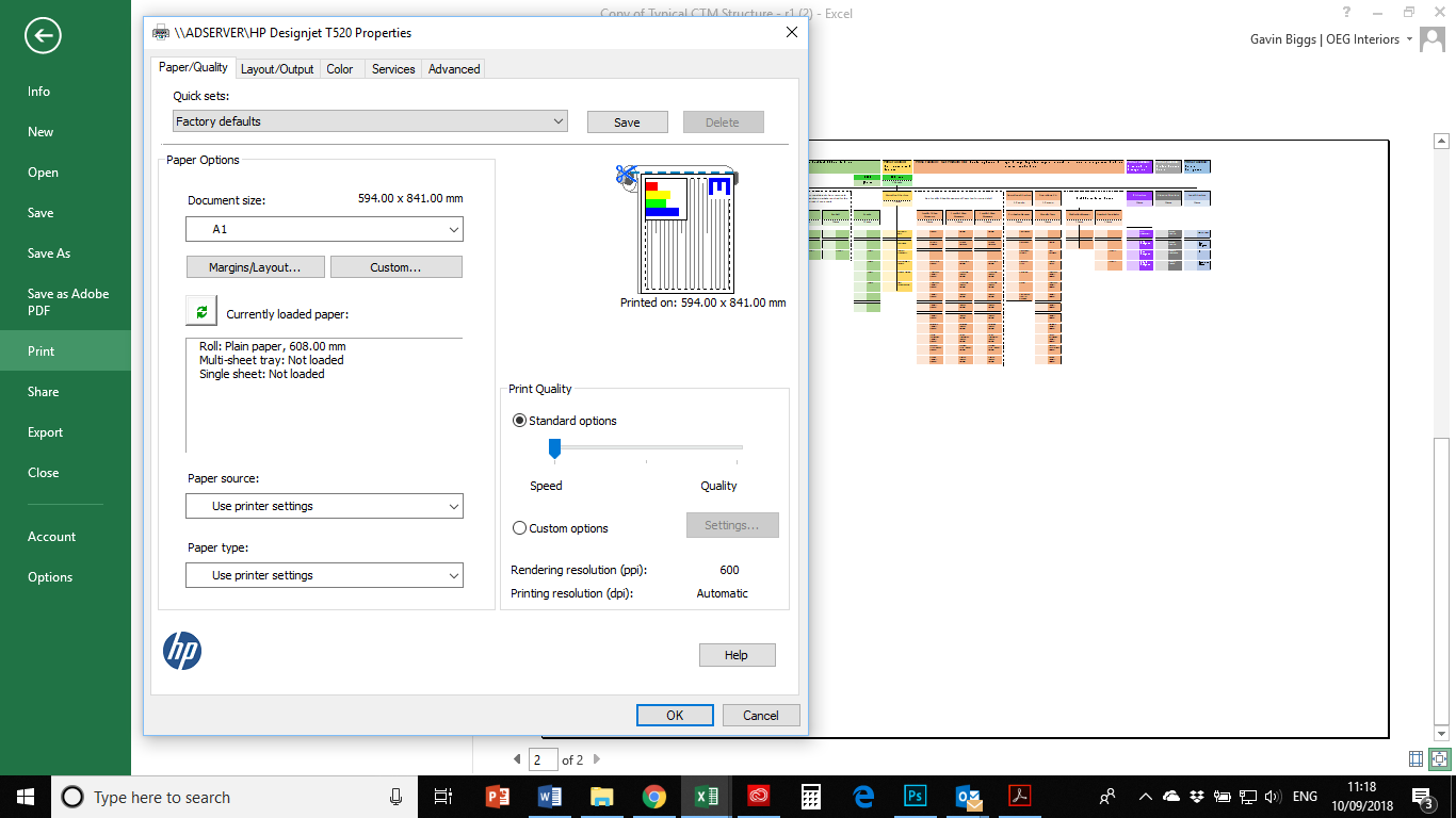 Hp DesignJet T520 Paper Mismatch Issue - HP Support Community - 6823674