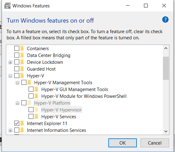 Hyper-V off