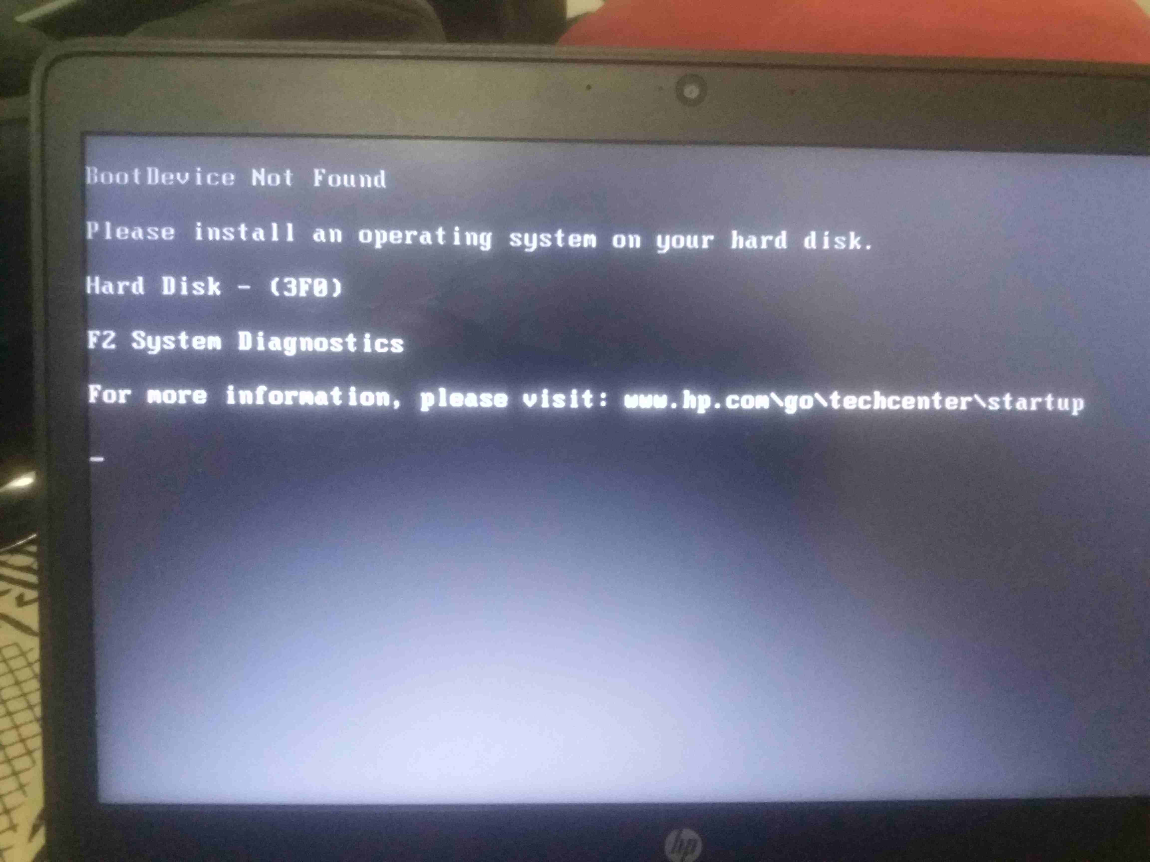 Boot Device not found after installing ubuntu 16 by complete... - HP  Support Community - 6836389