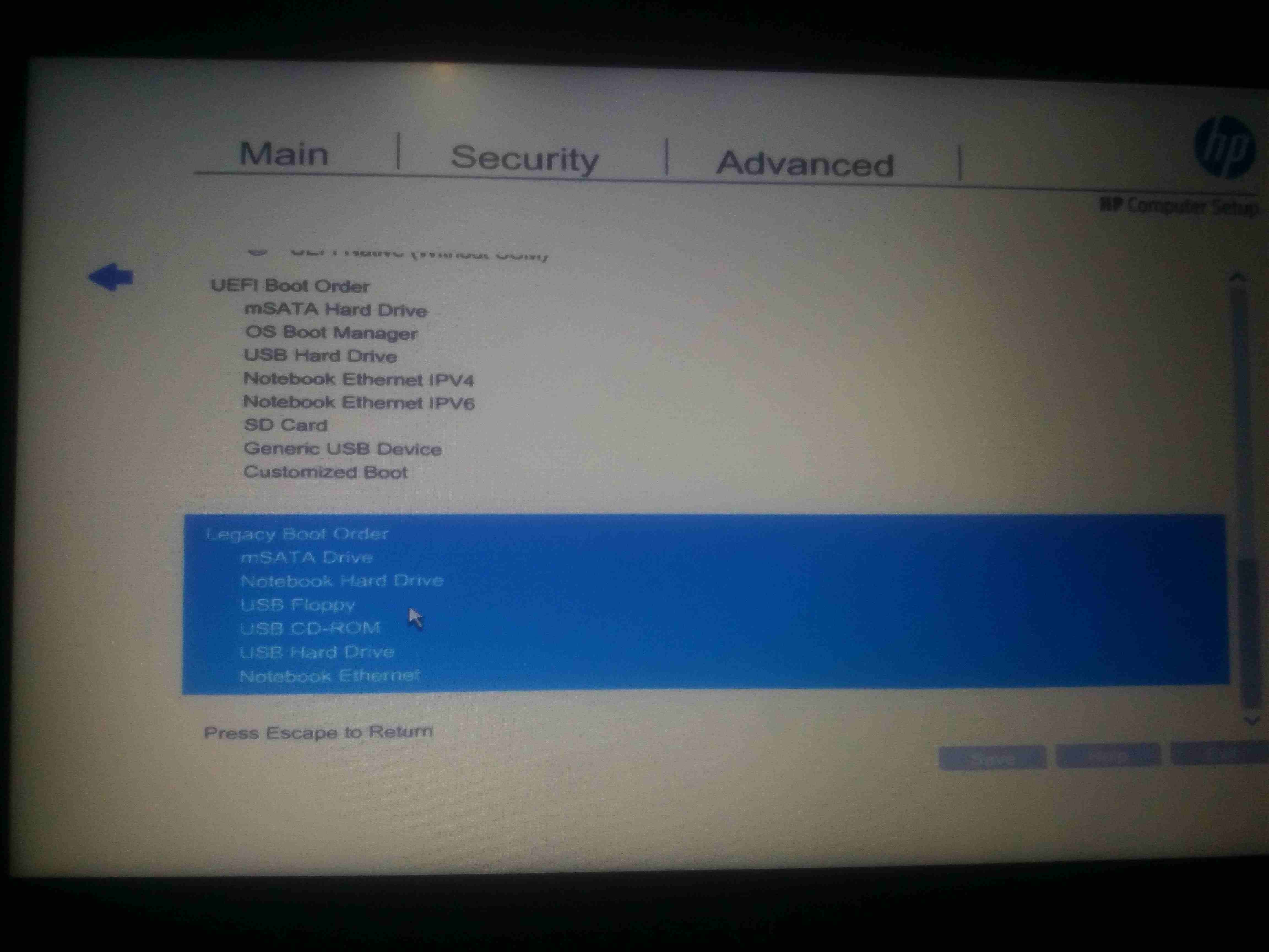Boot Device not found after installing ubuntu 16 by complete... HP