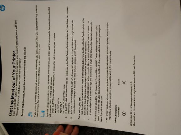 how do i get my hp printer claim code