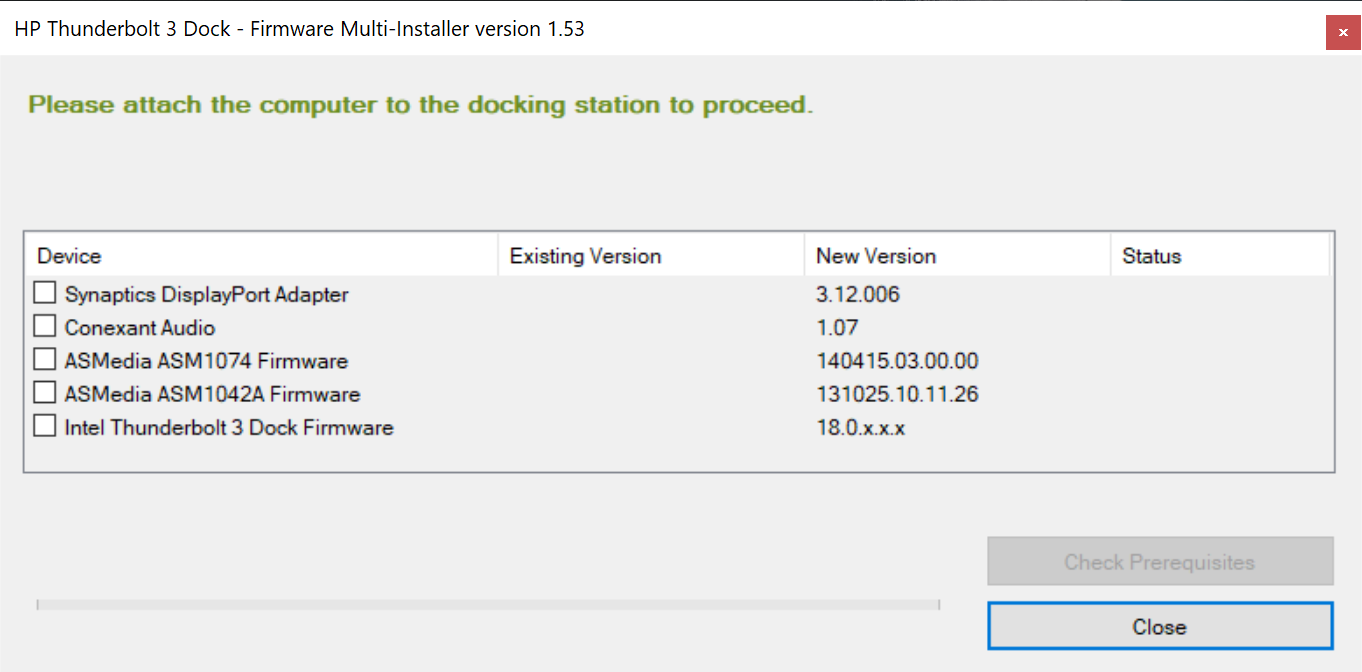 Solved: Unable to update firmware for HP 2013 UltraSlim Docking Stat... - HP  Support Community - 6846980