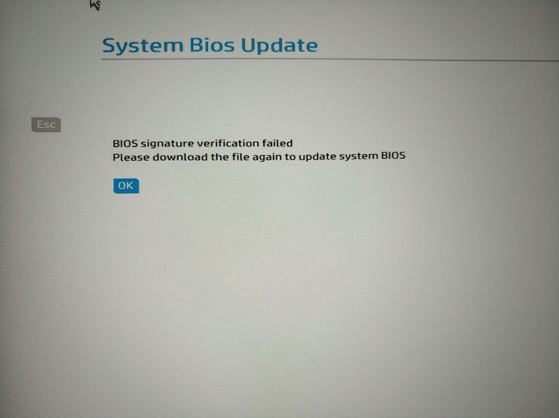 Can't Update BIOS - HP Support Community - 6849091