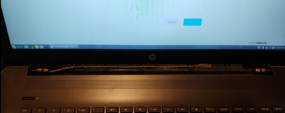 HP 14-dq, 14s-dr, 14-fr Laptop Hinge Cover/Bezel Strip – L64911-001, 5CB1B01335
