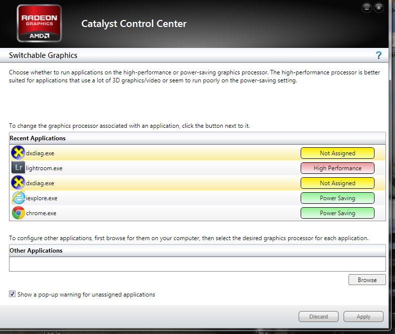 Solved: switching graphics cards - HP Support Community - 1181867