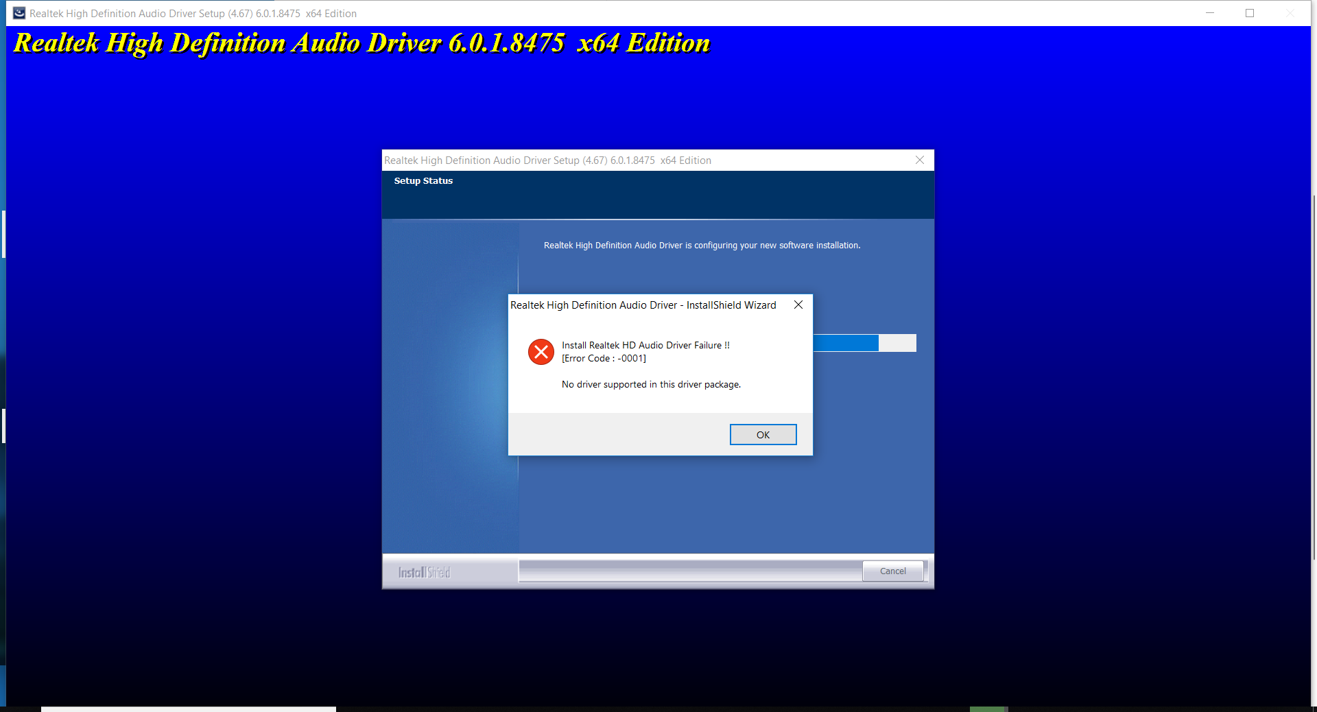 Realtek High-Definition (HD) Audio Driver for Windows 10 v18... - HP  Support Community - 6860014