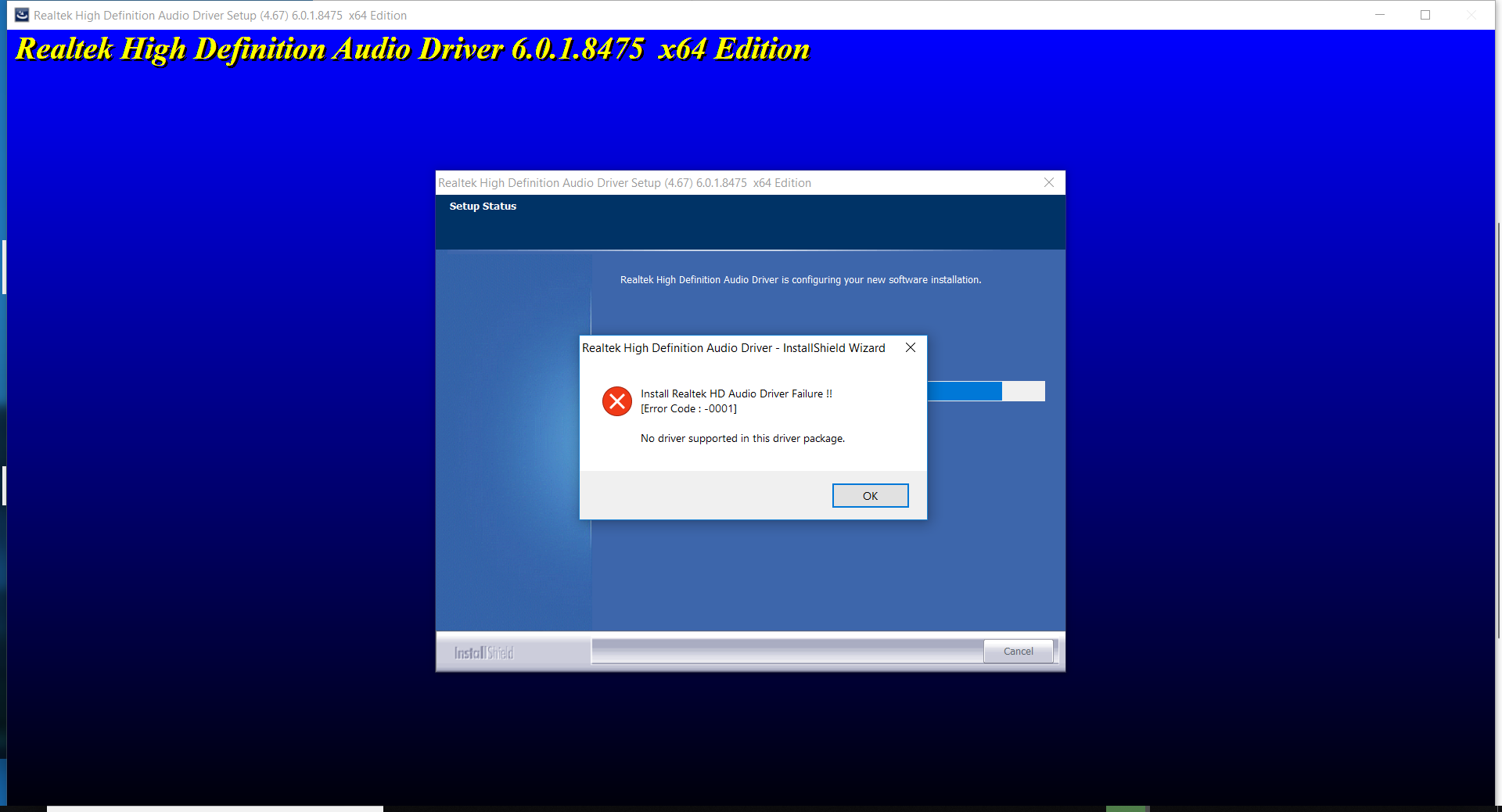 Realtek High Definition Hd Audio Driver For Windows 10 V18 Hp Support Community