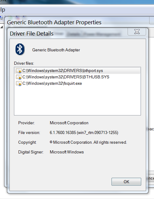 Generic bluetooth adapter драйвер для windows 10 64