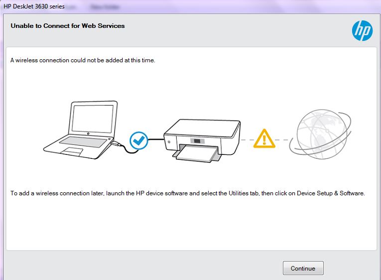 Deskjet 3630 ip address - HP Support Community - 6884703