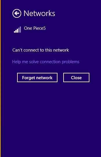 Can't connect my router although the password is right
