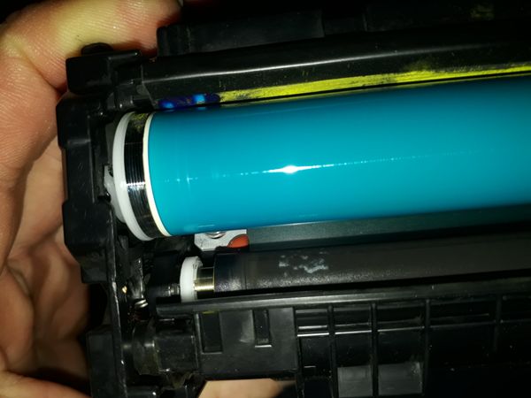 Blue and grey spots/marks on the paper HP Support Community 6885406