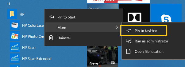 How to place a short cut to scan on desktop? - HP Support Community ...