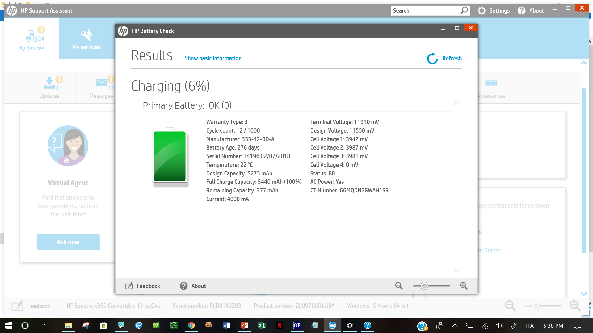Solved: Power supply and battery recharge - HP Support Community - 6890298
