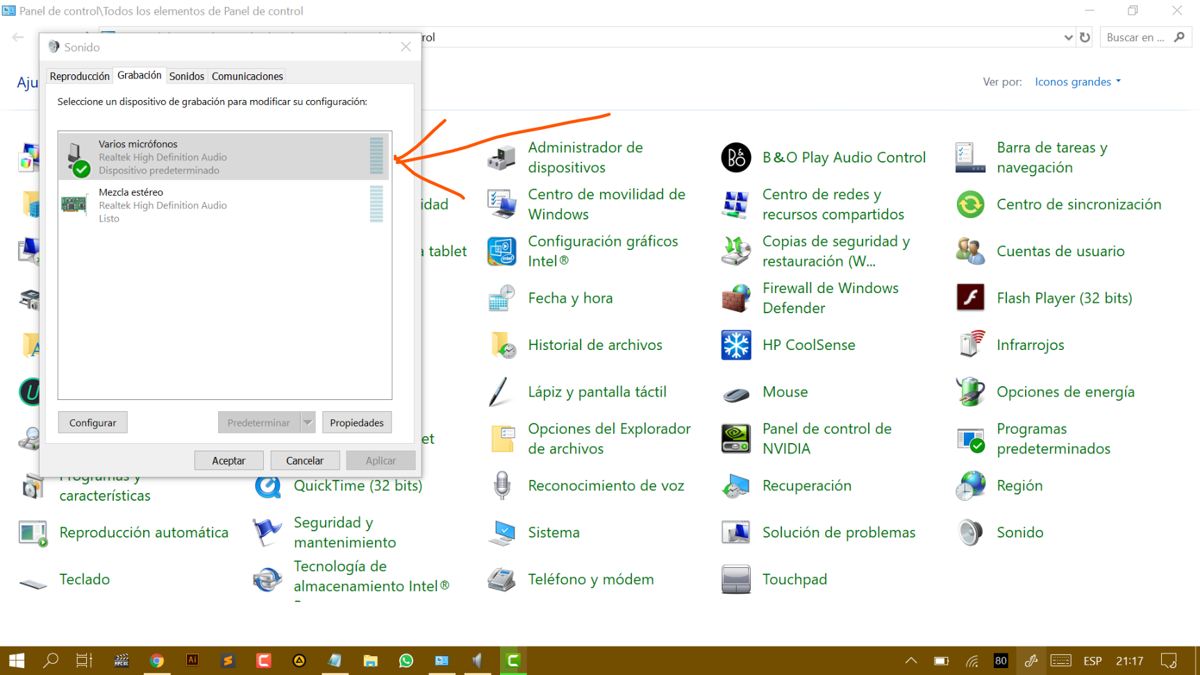 Where is the microphone located on my HP Pavillion x360 Conv... HP