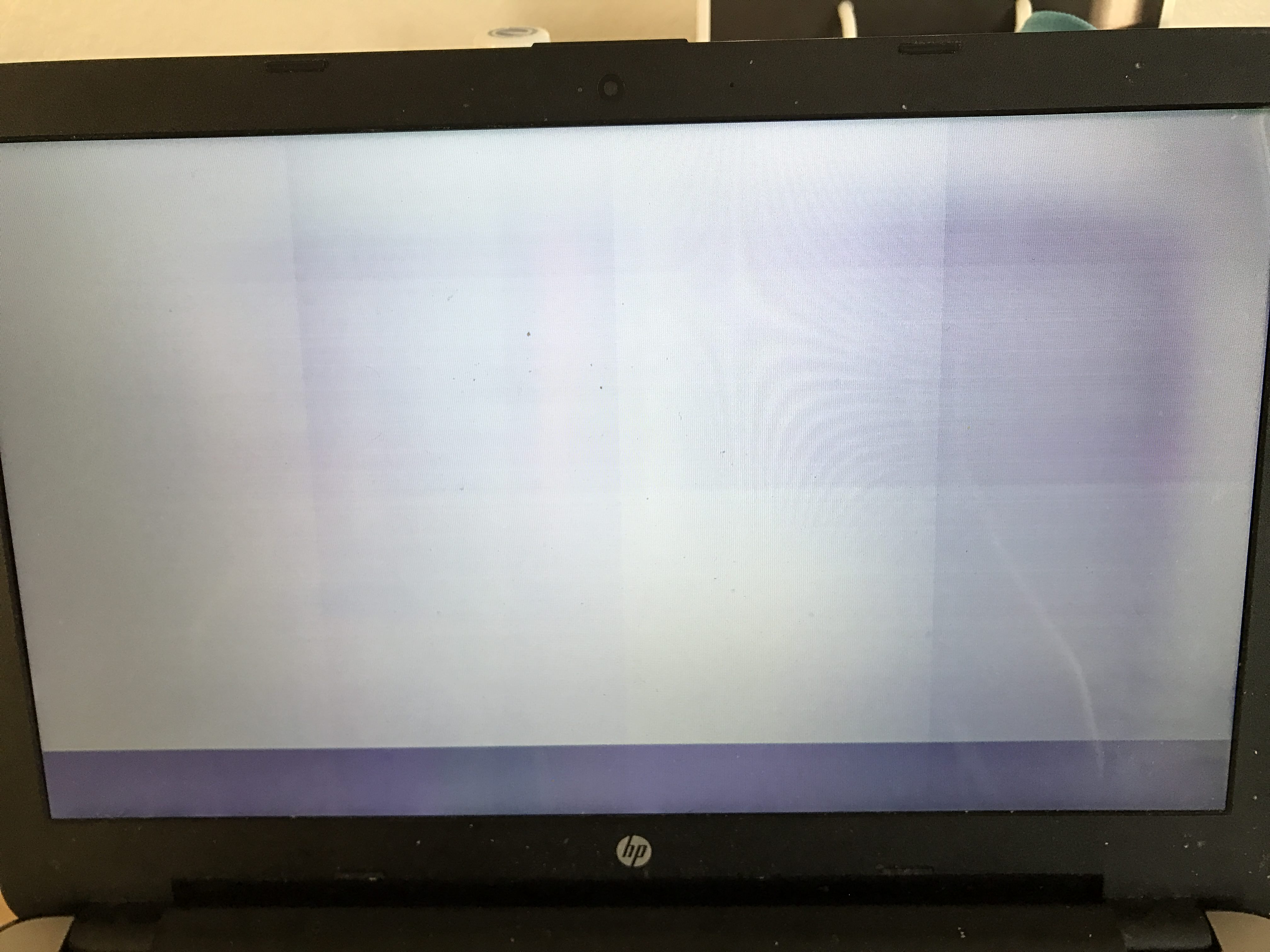 Glitchy grey screen upon start up + screen freezing HP Support Community 6923896