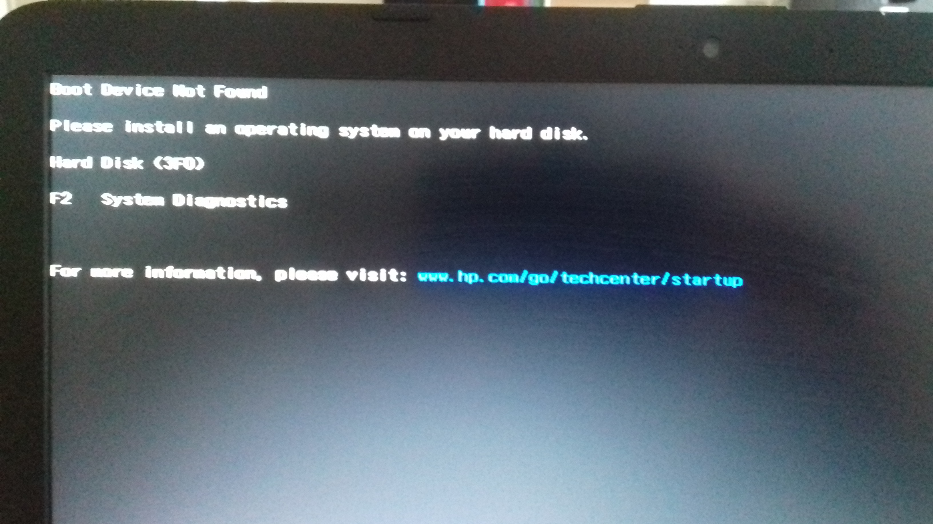while resetting OS Windows 10 is gone, "boot device not foun... - HP  Support Community - 6928498
