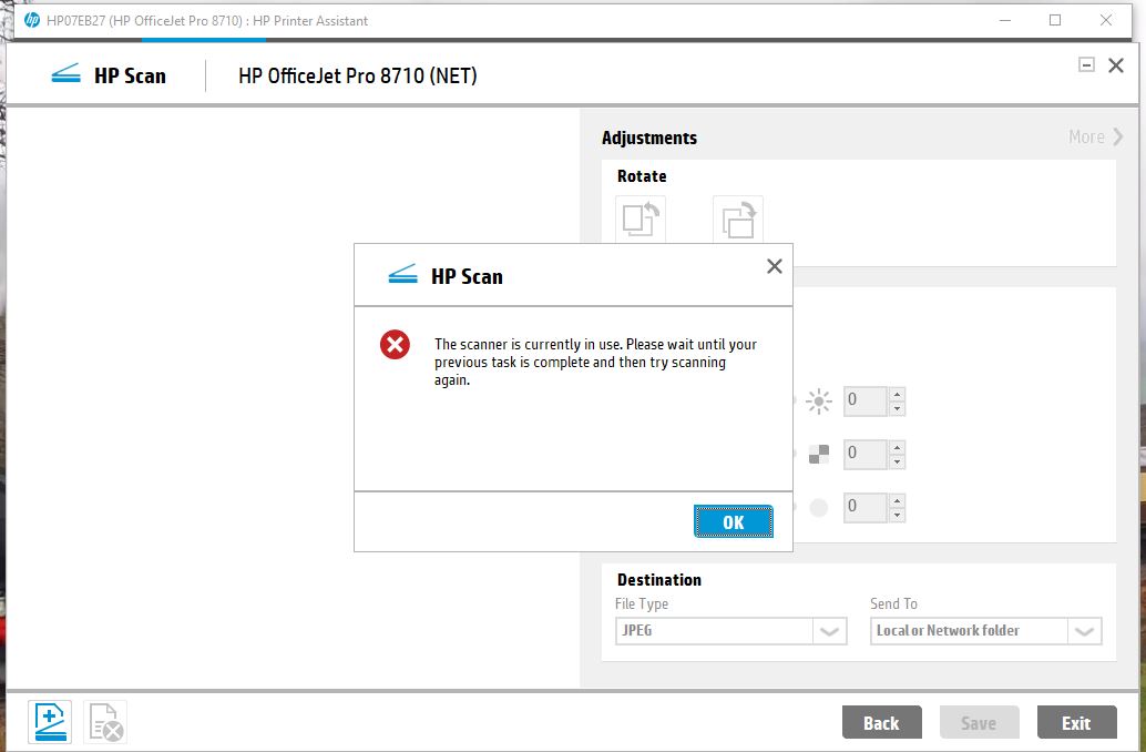 Scanner busy when it's not! - Page 2 - HP Support Community - 6936730