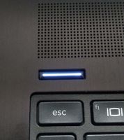 Power button blinking indicator