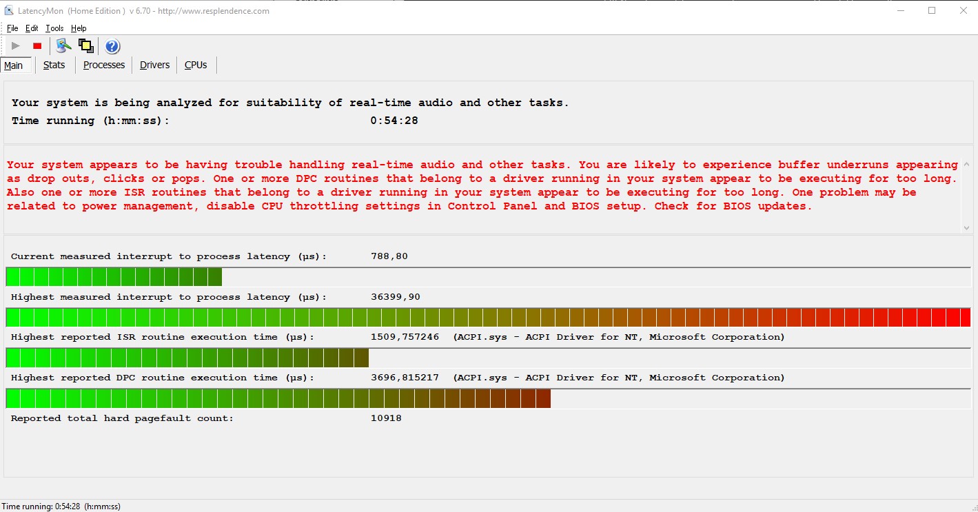 DPC latency - really high - HP Support Community - 6962466