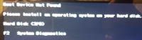 Boot Device Not Found