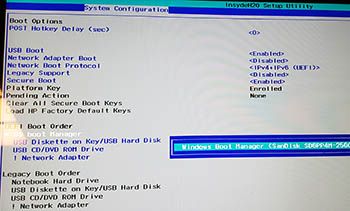 BIOS with old drive installed shows drive, with new drive installed, does not show drive