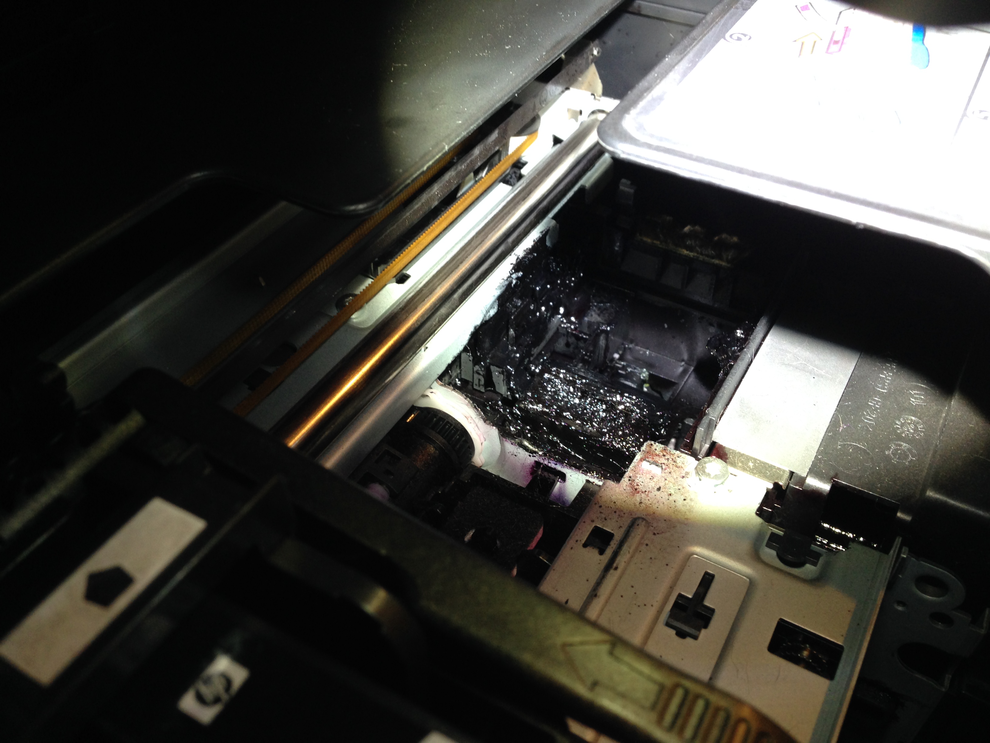 HP ink cartridge ink explosion has destroyed printhead and p... - HP  Support Community - 6966492