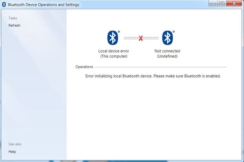 Bluetooth is not enable