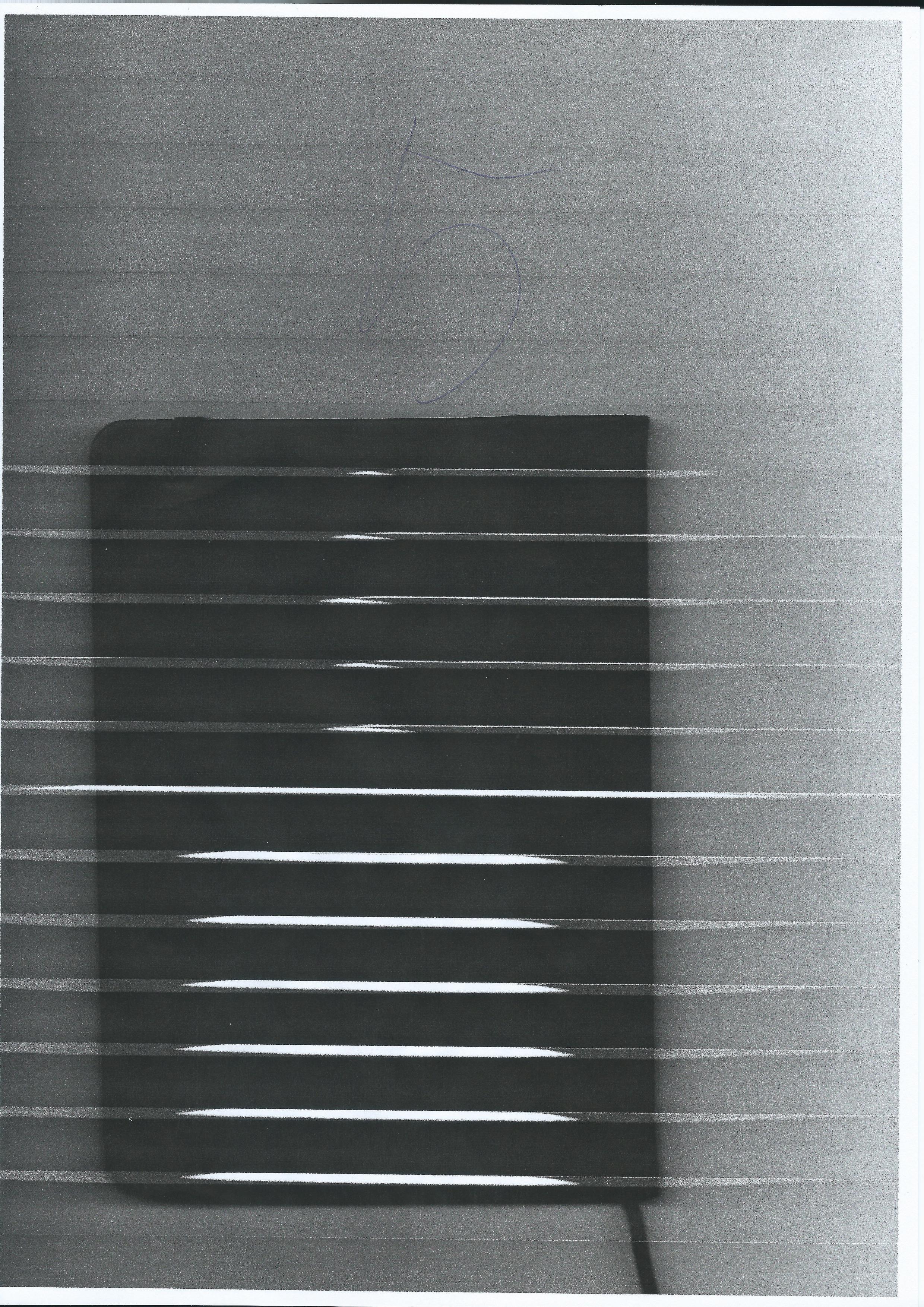 Deskjet printer shows white stripes only when printing in bl... HP