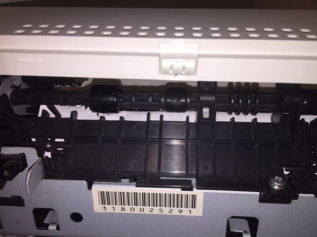 jam in output bin