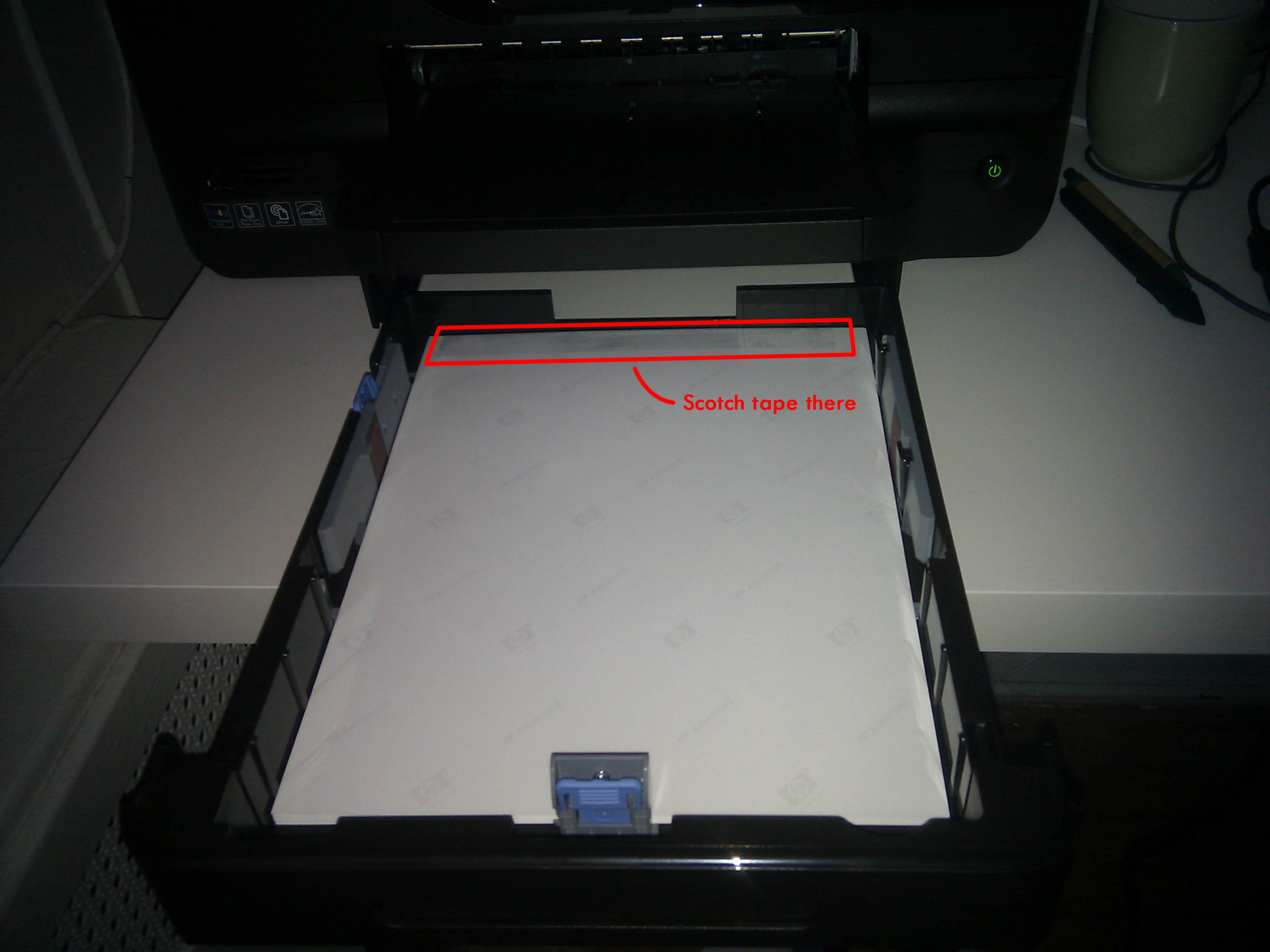 Officejet Pro 8600 (N911a) will not feed photo paper Page 6 HP Support Community 1181879
