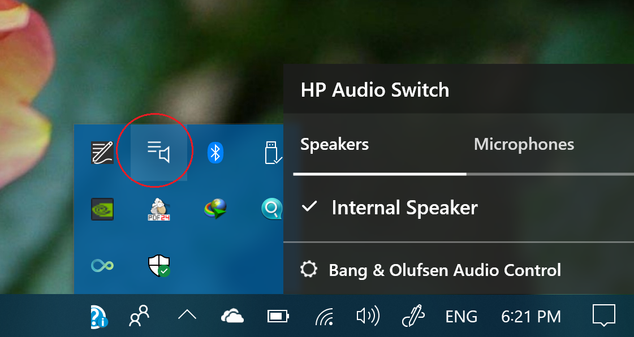 Bang and Olufsen Audio Control missing - HP Support Community - 7031422