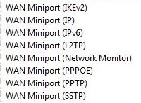 Where can I download the set of WAN Miniport network adapter... - HP  Support Community - 6993515