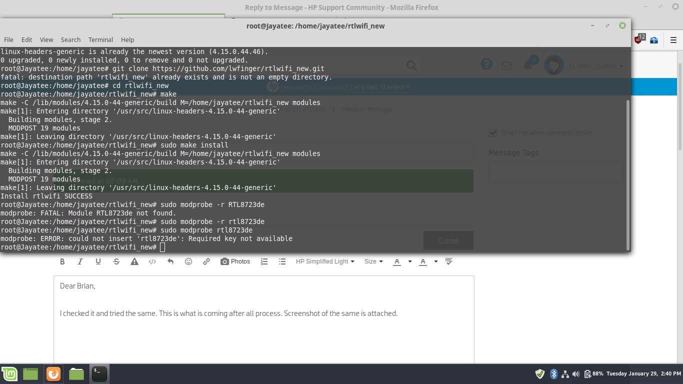 Wifi Driver Installation Of Rtl8723de Hp Support Community 6992535