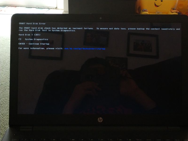 Solved How I can fix smart hard disk error HP Support Community